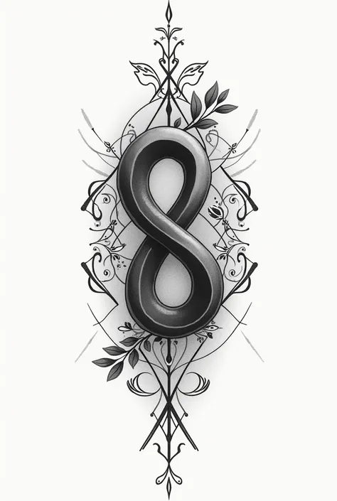 Tattoo about the value of friendship with the symbol of infinity