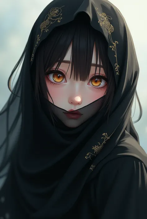 niqab, anime