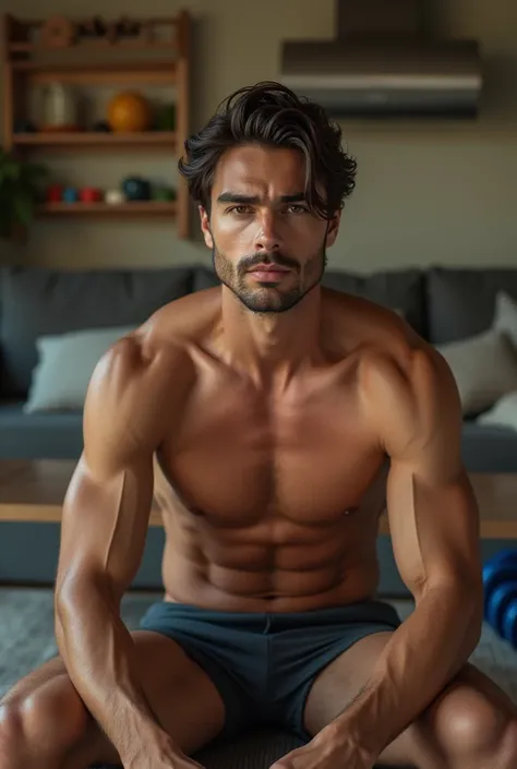 Taki main ghar baith kar bhi apni muscles bana saku!"