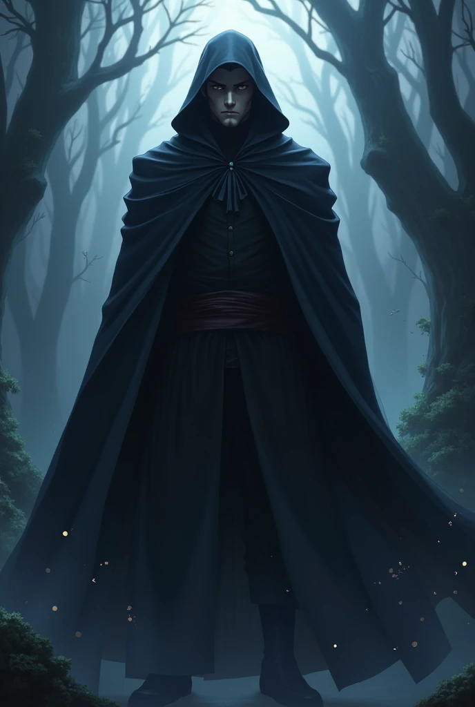 Male
Cloak and dagger 
dark fantasy 
Anime
Mystical