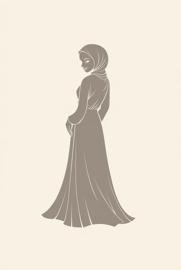 Logo for abaya dresses 
Brand name: Han’s luxe 
Brand logo :elegance draped in modesty