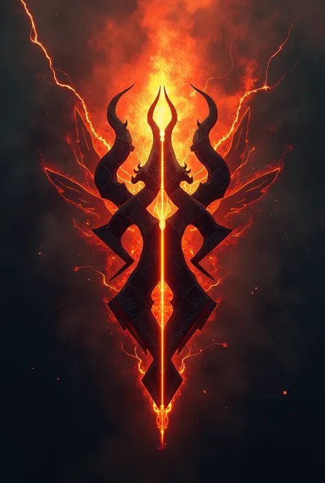 LOGO THAT IS A LOGO THAT SYMBOLIZES the grid of those of fire: ( are characterized by being fighters, warriors, lava, darkness and ash )  quadrant that demonstrates the fanciful touch.