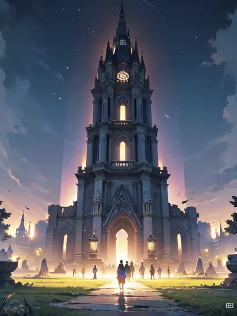  A tower from another dimension rises 、Ruins of the City of the Dead 。 Decayed buildings and dead grass spread around the tower、 The sky is a disturbing color mixed with purple and black 。 Unknown light floating above the tower 、 Ghostly beings drift aroun...