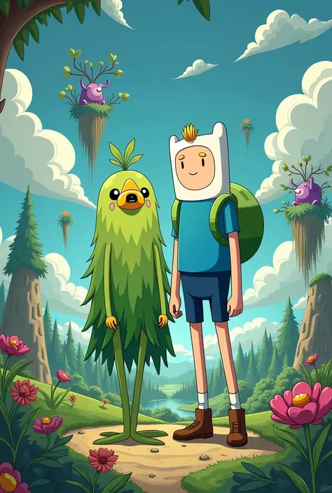 Avatar đôi finn và fern trong adventure time 