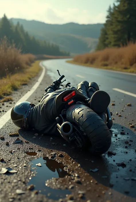 Images of motorcycle crashes