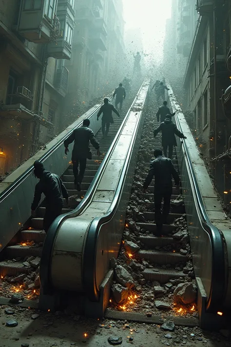 Escalator destroying