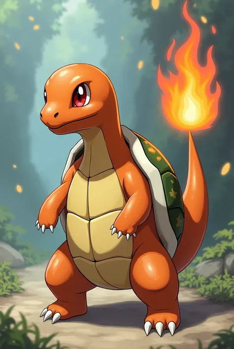 Squirtle mixed with Charmander 