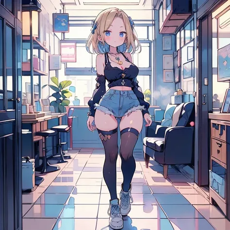 Full body Anime Ecchi Hentai Waifu beautiful detailed eyes, beautiful detailed lips, extremely detailed eyes and face, long eyelashes, 1 girl, sensual, young woman, sensual medium/large breasts, beautiful female face, slim, sexy, erotic, beautiful fashiona...