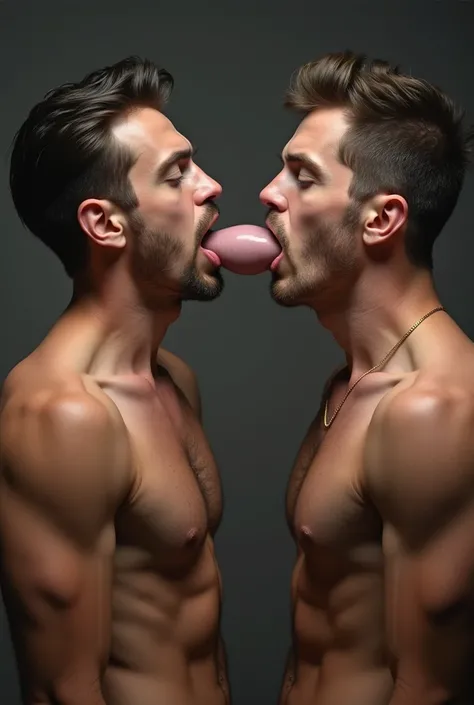 2 men sucking dicks