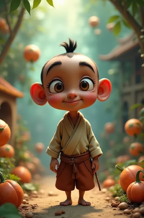 I want an animated doll of a little brown man with thick eyebrows please 