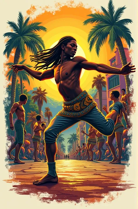 Art for capoeira shirts 