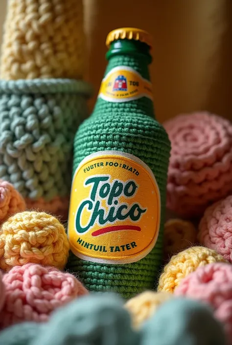 Topo in its crochet environment
