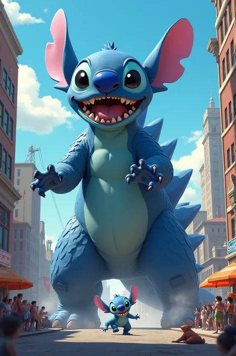 Stitch est Godzilla, Stitchzila