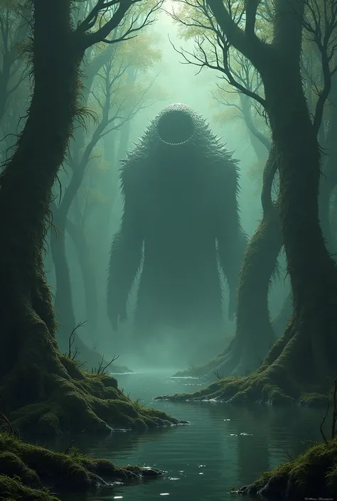 Picture a dark, murky swamp with a giant shadow slithering underwater.