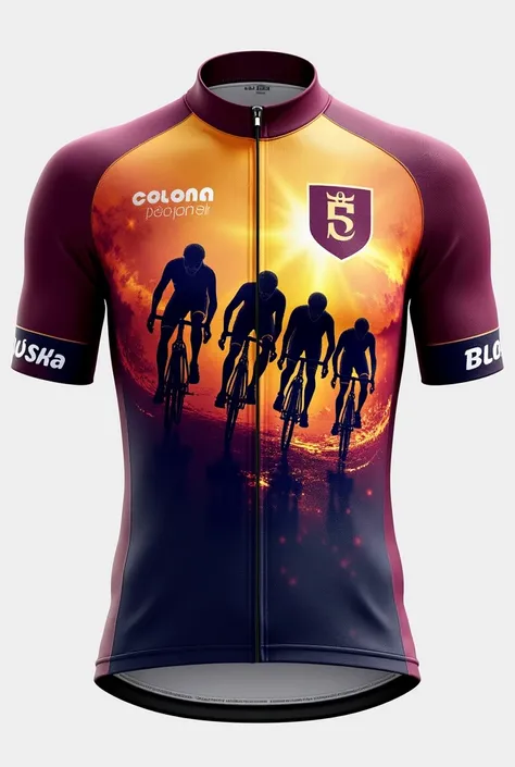 bh coloma cycling  team 2024 Jersey in different Colours, gold And wine purple
