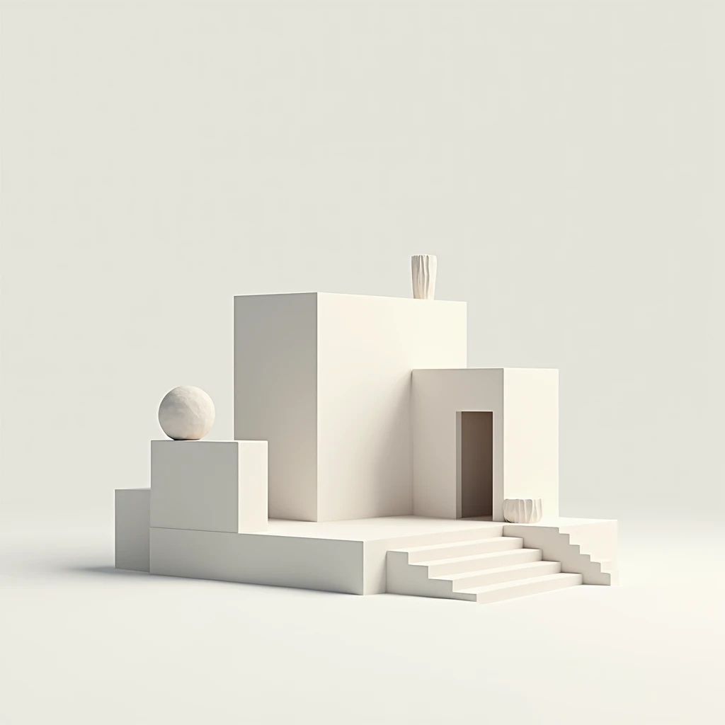 abstact architecture minimal visuals
