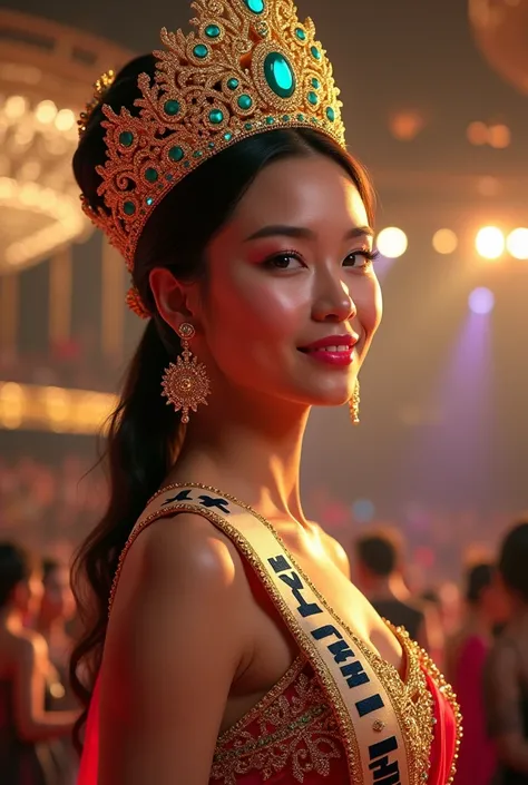 Create a profile picture of Miss Laos at Miss Universe