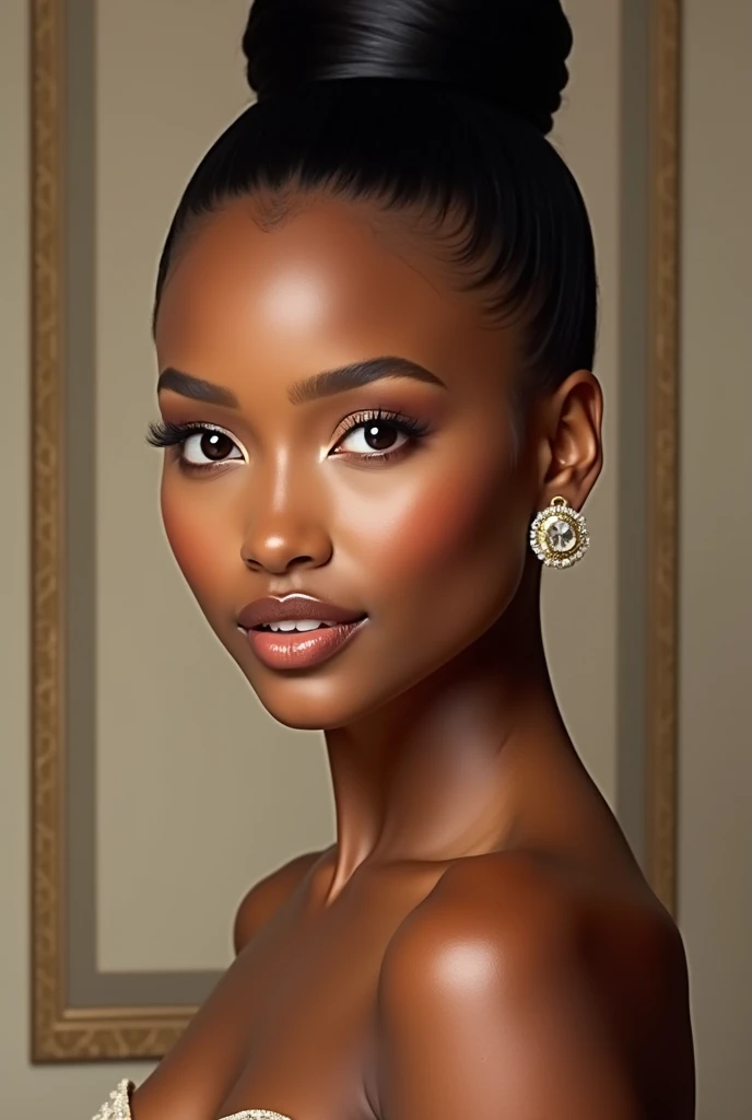 Create a profile picture of Miss Somalia to submit to Miss Universe