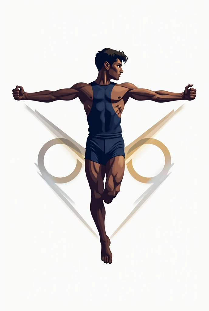 Make me a boy dan artistic gymnastics logo