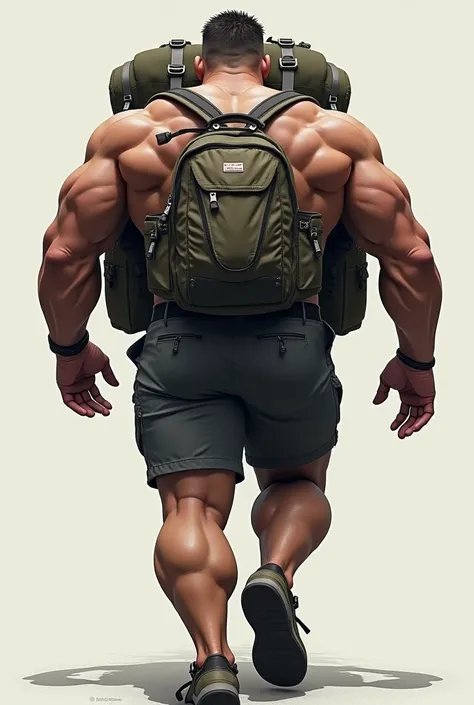 Man with big ass and big backpack
Peeled