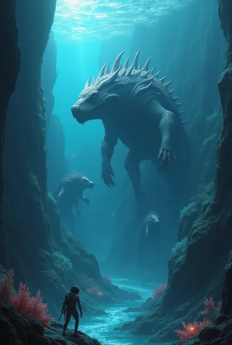 A colossal, prehistoric underwater 