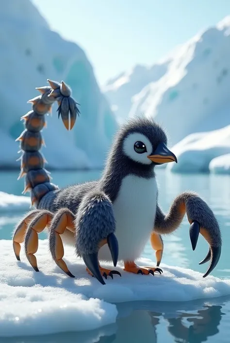 A hybrid of a scorpion and a penguin 