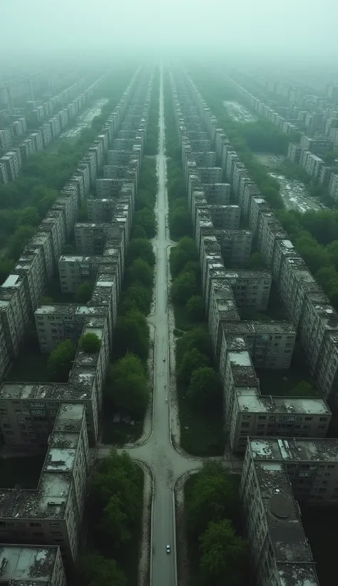 Image of Pripyat seen from above