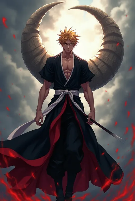 Ichigo kurosaki horn of salvation bankai