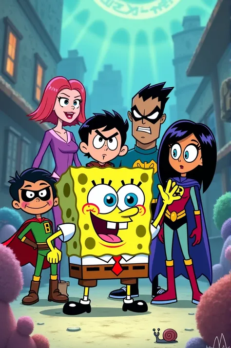 SpongeBob and Teen titans 