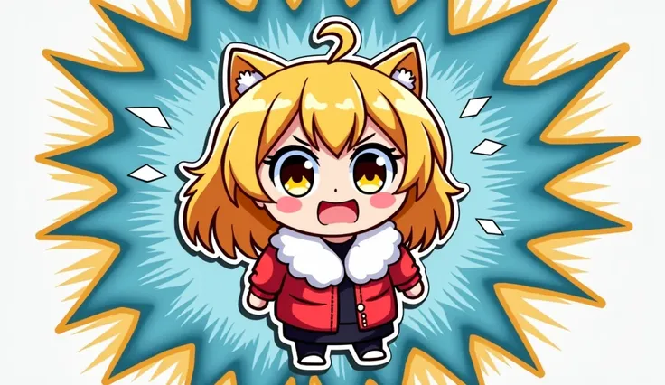 **" underlined by a black outline ,  anime eyes ,  with a unique .  The flash drive must be personalized as cute  (Flash Drive) anime-style .  tilted sideways with small anime pens ,  comical character .  concept. She has huge ,  and an expression of confu...