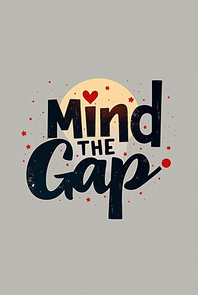 I want the letter “mind the gap” to be like a logo