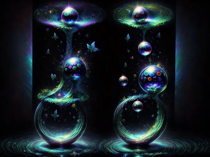 In this dimension colors and shapes change constantly. Psychedelic patterns will appear and disappear or change without warning. Space and time can warp into an optical illusion put through a colidoscope reflected in a funhouse mirror. Reality will bend an...