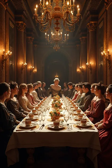 A dinner party in the 16th century 