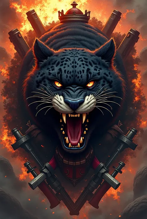  coat of arms ,  Jaguar, aggressive CFHP 2024, vest, weapons, anger