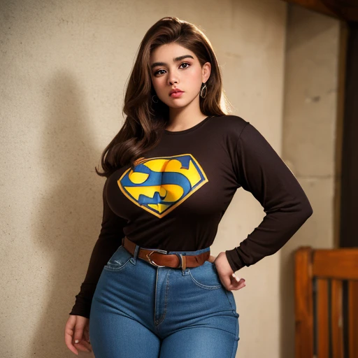 90s dark vintage film style, A petite shy innocent slightly chubby upper body macromastia size breasts Mexican nerdy emo teen, short volumetric brown hair, beautiful detailed brown eyes, cutely detailed lips, super cute highly detailed eyes and face, round...