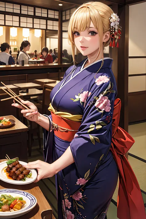 (( super high definition )),(( super high quality )),((16k)),((Flashy clothing)),((glossかしい)),((gloss)),((Restaurant mom)),(( kimono)),((Japanese food)),((Yakitori)),(()),(()),(()),(()),(())