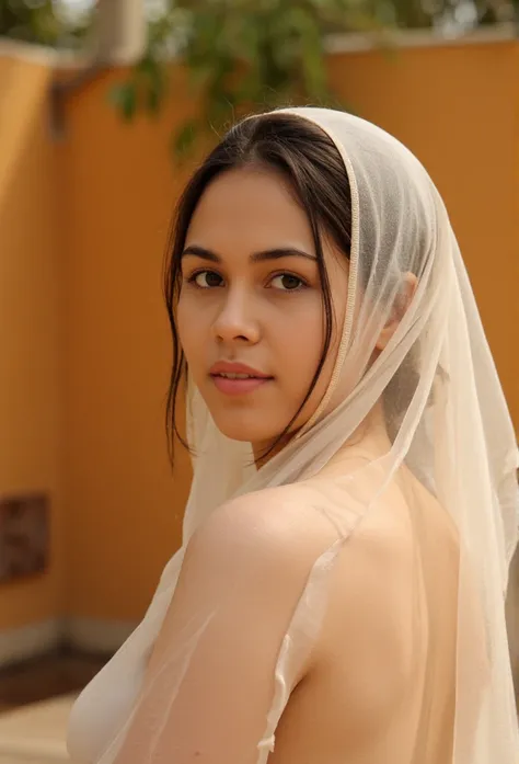 A young muslim women. Dupatta