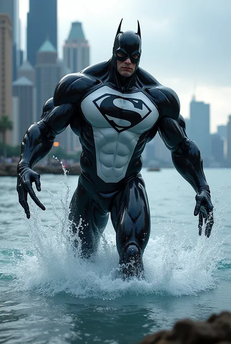 I need you to make me a superman whose costume is that of a penguin and his power will be water