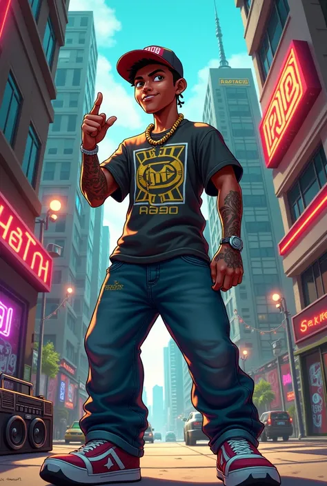 Hip-hop Stylized male character