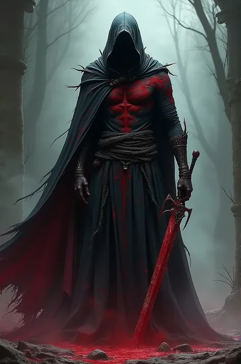 Bloody Red and Black Executioner