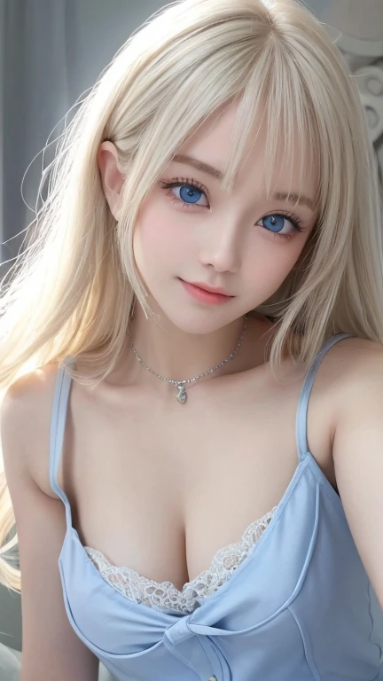 The pieces fly,  top quality, figure, Very detailed,  Details,  high definition , 8k Dende wallpaper, 完璧なダイナミックな構figure,  precise and beautiful eyes,  dress,  super long platinum blonde hair,Bangs that flow between the eyes、 Hair above chest eyes ,  BOLD S...