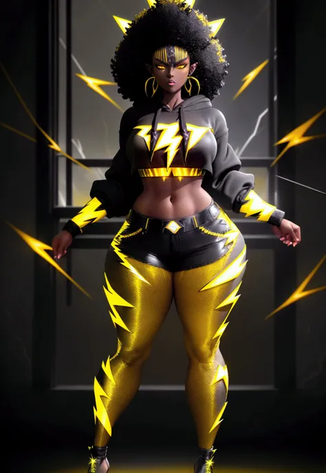 ((Electric Type)) ((Extremely Detailed curvy thick slim fit figure)) ((Extremely Detailed window with Yellow thunderstorm in the background)) ((Extremely Perfect Detailed round Thicc sexy Booty)) ((Extremely Detailed big beautiful beast)) ((Extremely Detai...