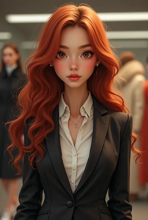 I want to create a self-image of myself in my future profession , I am  and short I have wavy hair type 2B2C my eyes are brown and my hair is a very long reddish brown and my future profession is to work in the fashion area I want to study fashion and find...