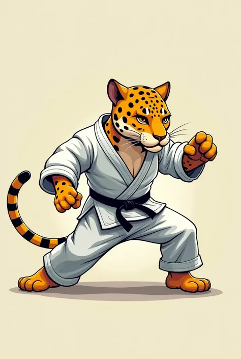 Jaguar, jiujitsu, MARTIAlarts, fitness, uniform, cartoons, blackbelt, 