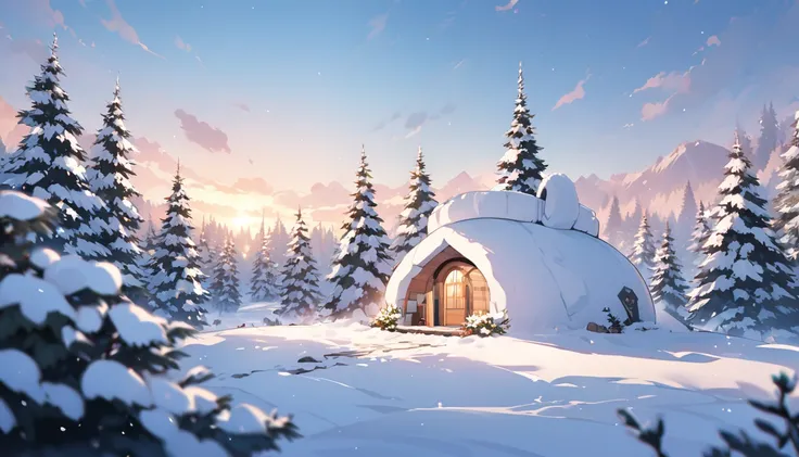 snow hut