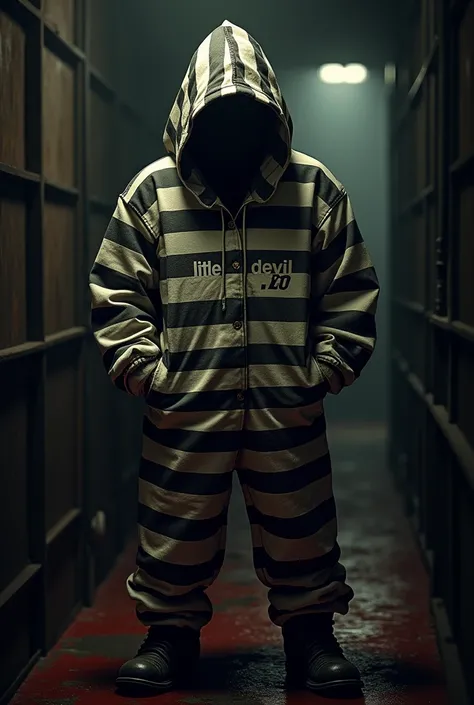 I want a logo with a prison suit that says little devil.03