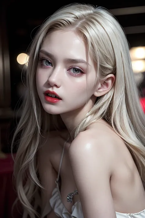 masterpiece.8k.bestquality.detailed.Realstic.Shootfromfront   .ultra-detailed face.vampire girl、Fair skin、whitehair. in the middle of the night、 high definition ,  anatomically correct,  top quality,  High Definition Model ,  high detail,  very detailed,  ...