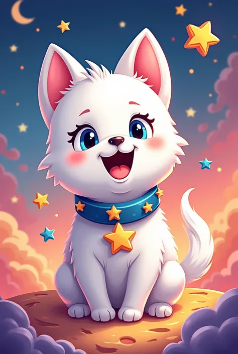 I want to create a Memecoin for Telegram related to this: collar: Sirius,  a white dog .