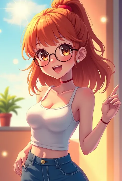 (best quality:1.4),(shiny skin), body focus, (cute face), (((best quality))), illustration, ((Beautiful Finger)), , Beautiful body, Beautiful character design, ,perfect lighting, Colorful, Bright_Front_face_Lighting, ultra high res, highres, absurdres:1.2,...