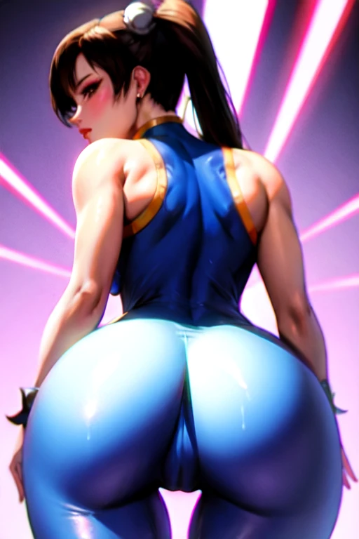 Chun li, leggins, Big ass, semen en el trasero